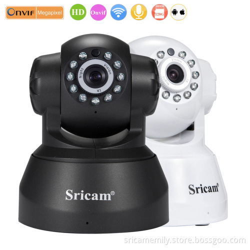 Sricam SP012 IEEE 820.11 b/g/n Wireless Wifi HD 720P Pan Tilt Shaking Video Camera, Supporting SD Card Record